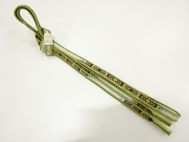 JAPANESE KIMONO / HANDTIED OBIJIME CORD